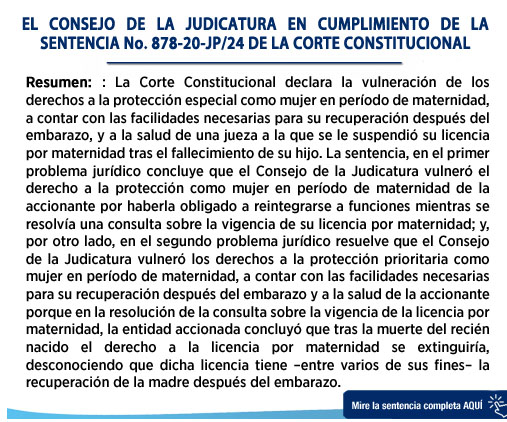 SENTENCIA CORTE CONSTITUCIONAL-878-20-JP24 BANNER