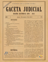 Gaceta Judicial No. 01