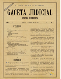 Gaceta Judicial No. 05