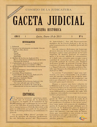 Gaceta Judicial No. 06