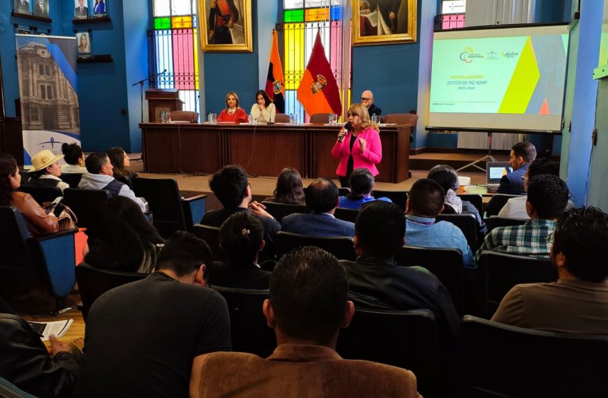 Impulsan la construcción de una Cultura de Paz en las comunidades de Azuay