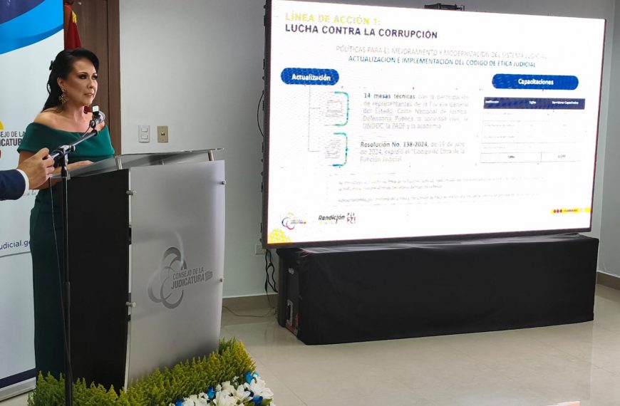 Judicatura de Tungurahua destacó generación de más 20.000 citaciones judiciales en la rendición de cuentas 2024