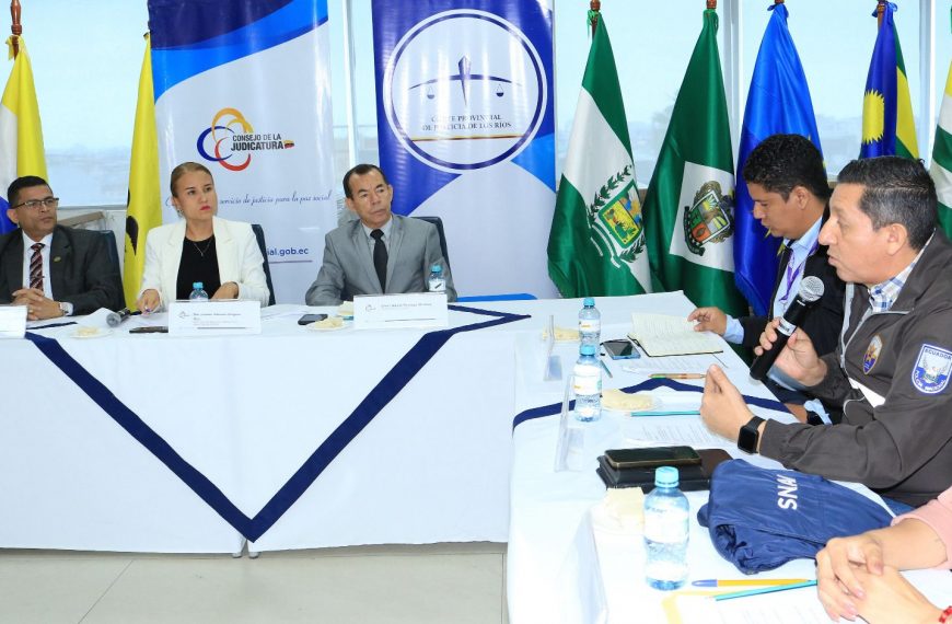 Mesa interinstitucional de justicia y seguridad en Los Ríos creó sistema preventivo para atender alertas sobre delitos flagrantes