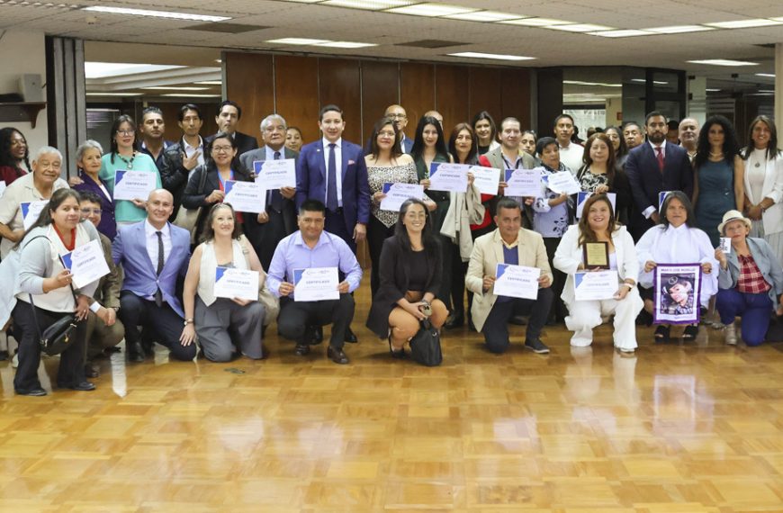 Pichincha conmemoró y reconoció el Mes de la Cultura de Paz y reconoce a sus jueces de paz