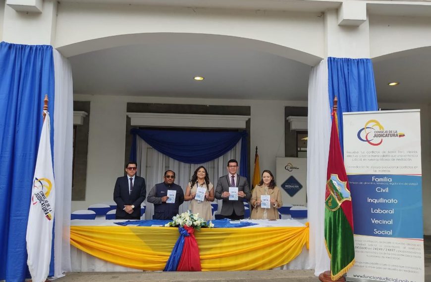Con un evento cultural de interacción, socialización y promoción se conmemoró los 28 años de la Ley Arbitraje y Mediación en Guaranda