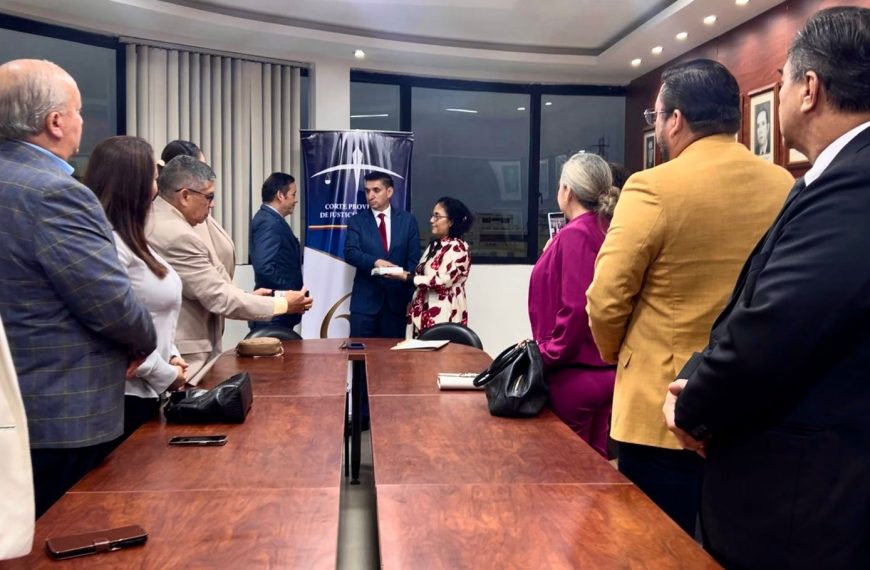 Carlos Cabrera Palomeque es el nuevo presidente de la Corte Provincial de Justicia de El Oro