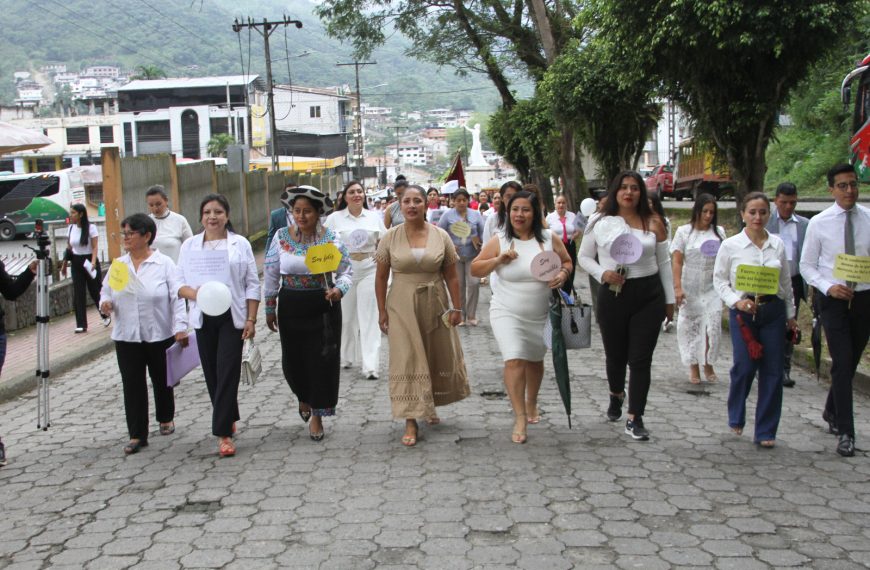 Zamora Chinchipe conmemoró el Día Internacional de la Mujer con actividades institucionales y ciudadanas