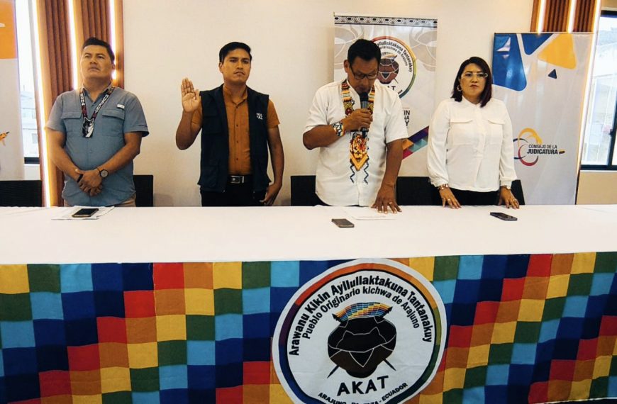 Juez de Paz de Arajuno es ratificado para un nuevo período