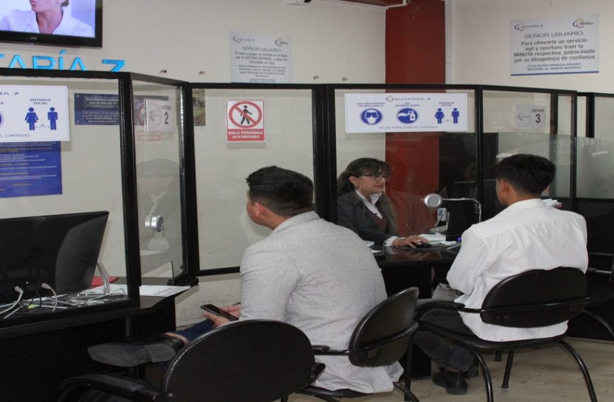 Atención servicio notarial de Tungurahua