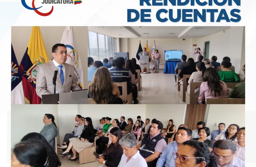 Consejo de la Judicatura de Santa Elena presentó los resultados de su gestión 2025