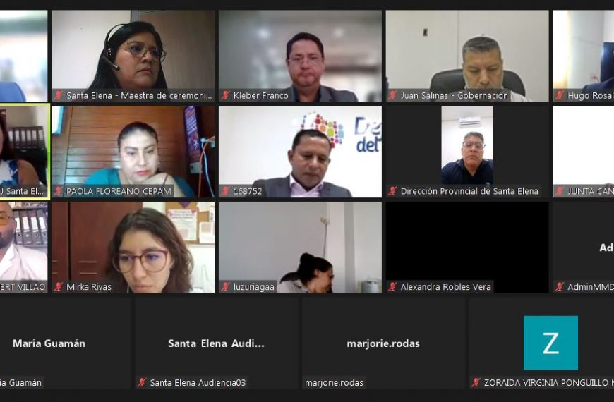 Santa Elena articula acciones interinstitucionales para fortalecer la protección a víctimas de violencia