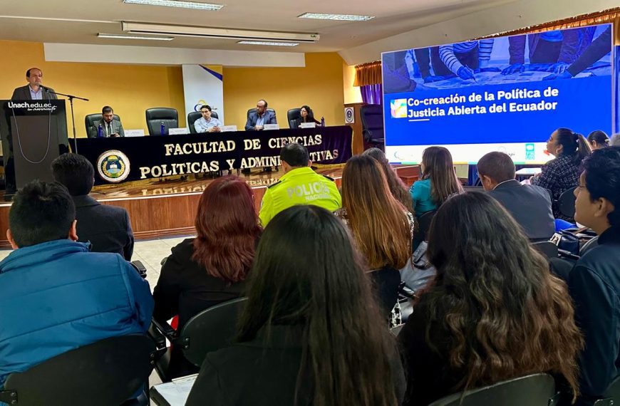 Chimborazo aporta a la construcción de la Política de Justicia Abierta del Ecuador
