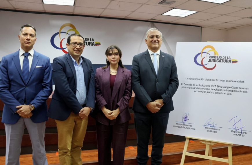 El Consejo de la Judicatura suscribe alianza tecnológica con CNT EP y Google para la modernización del sistema judicial