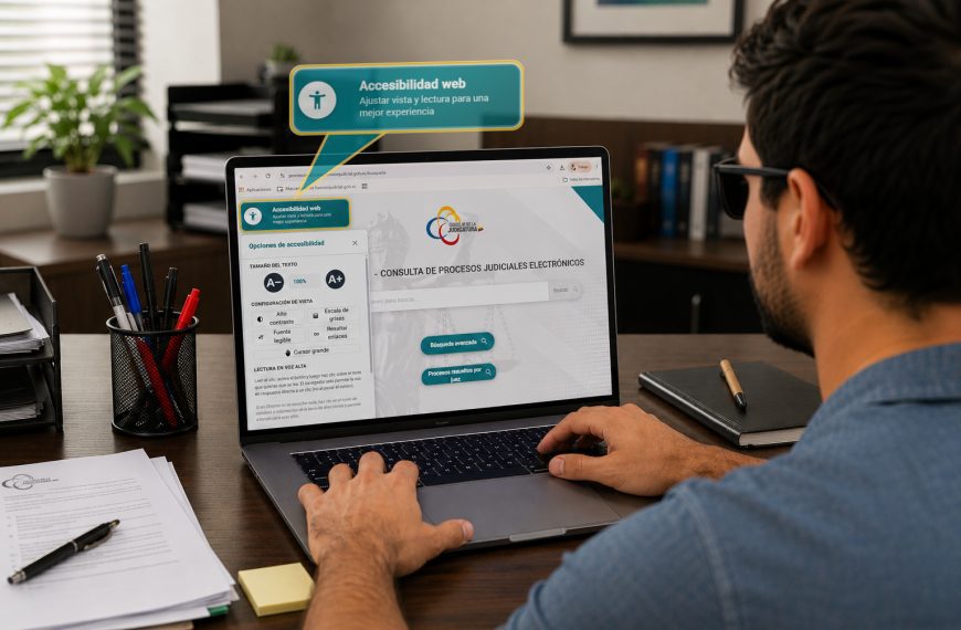 Nuevas herramientas facilitan la consulta de procesos judiciales a personas con discapacidad visual