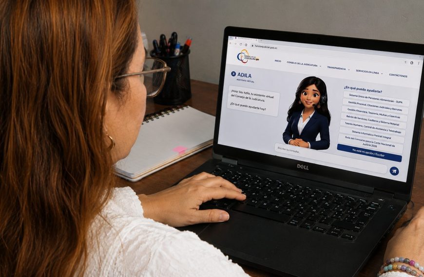 Consejo de la Judicatura presenta a «Adila», la asistente virtual que orienta a la ciudadanía sobre trámites judiciales