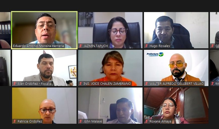 Mesa de Justicia y Género de Santa Elena acuerda acciones para agilizar medidas de protección a víctimas de violencia